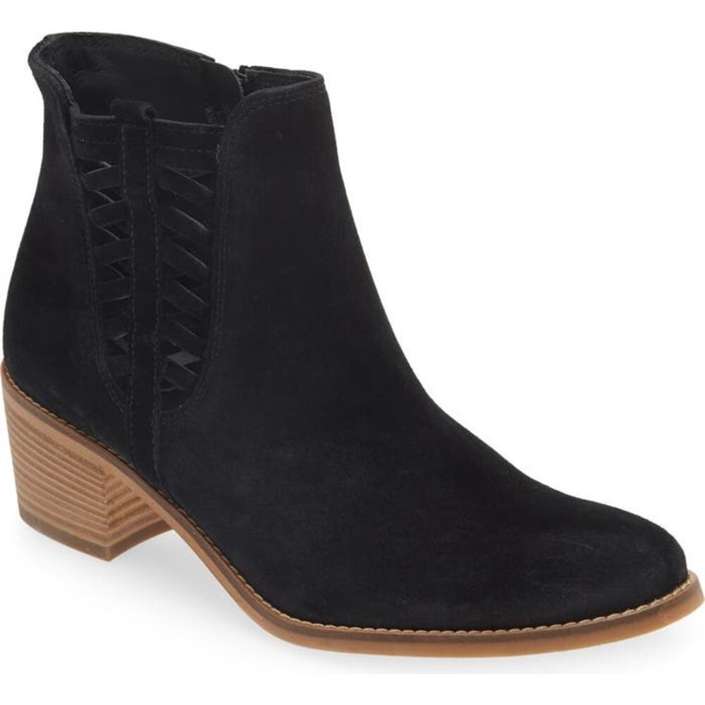 Paul Green Vienna Black Suede Chelsea Boots Minimalist Luxe US 9